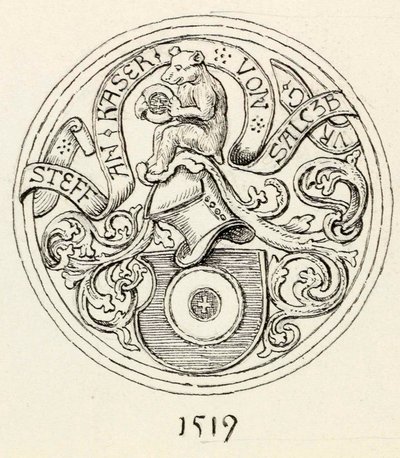 Armoiries du ciboire datées de 1519 de l